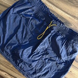 Te Verde Navy Athleisure Skort | Elastic Drawstring Waist | Size L